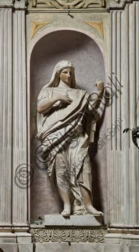 Prudence by Luca Cambiaso: Fresco in the Lercari Chapel, Genoa Cathedral