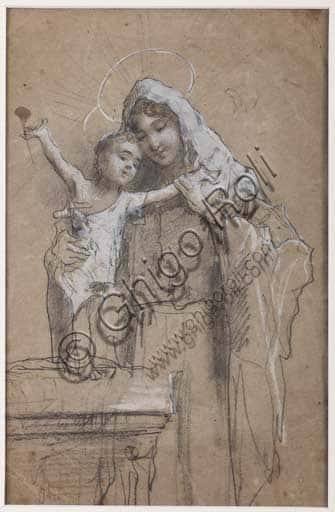 Quadro Madonna con Bambino: Dipinto Anonimo della Collezione Assicoop - Unipol