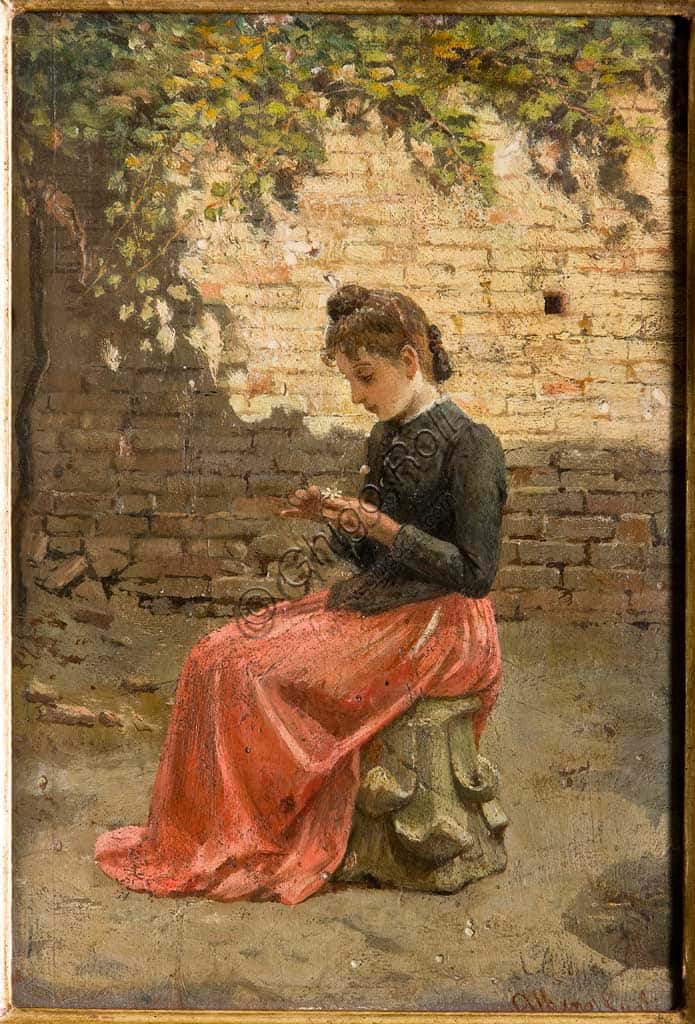 Quadro "M'ama; non m'ama" di Albano Lugli: Analisi e Dettagli