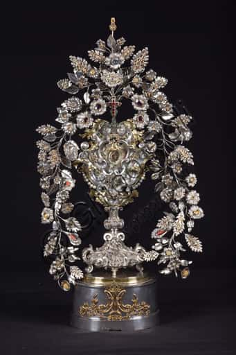 Reliquary of the Virgin's Hair: 18th-Century Genoese Silversmithing Masterpiece