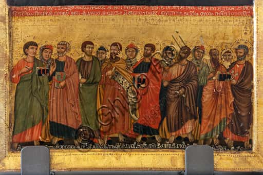Reliquiario con Teoria di Santi del Maestro di S. Alò (XIV secolo)
