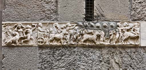 Roman Relief of the Indian Triumph of Dionysus at Genoa Cathedral