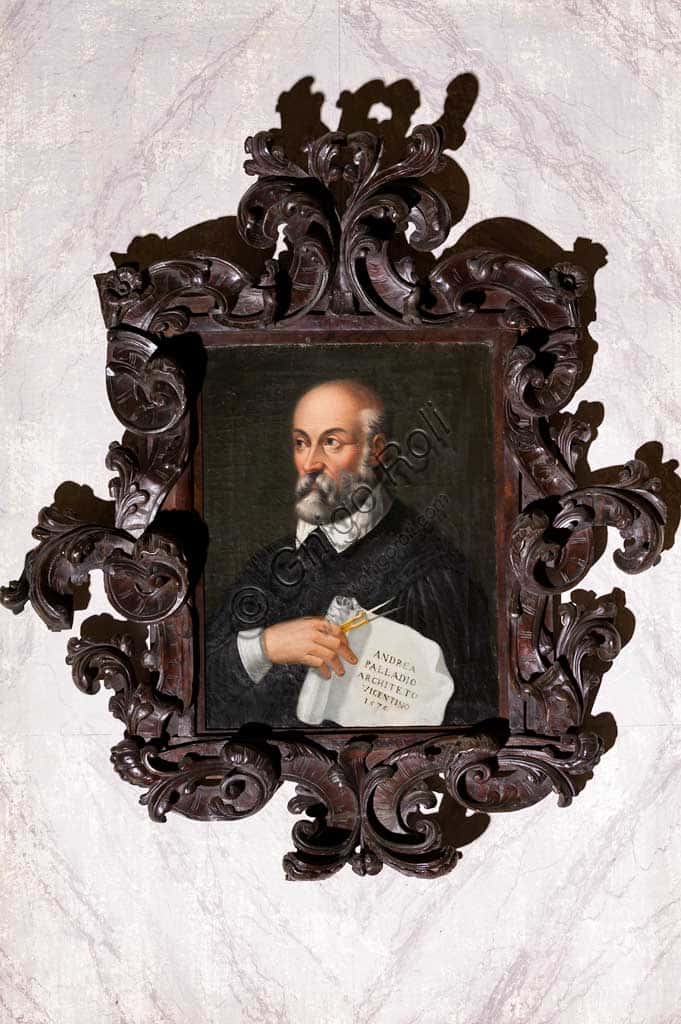 Portrait of Andrea Palladio at Villa Valmarana ai Nani, Vicenza (1576)
