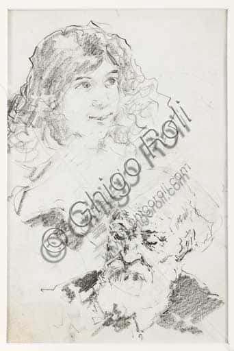 Ritratto di Giovanetta e Anziano con Barba - Collezione Assicoop Unipol