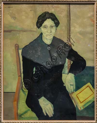 Portrait of the Mother by Renato Birolli at Museo Novecento, Florence