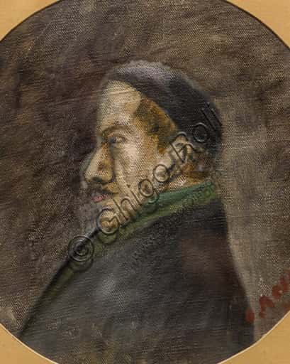 Portrait of Elio Vittorini by Ottone Rosai at Museo Novecento