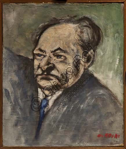 Portrait of Giuseppe Ungaretti by Ottone Rosai - Museo Novecento Florence