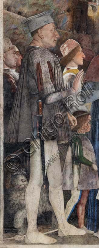 Portrait of Ludovico II Gonzaga in Mantegna's Bridal Chamber Fresco