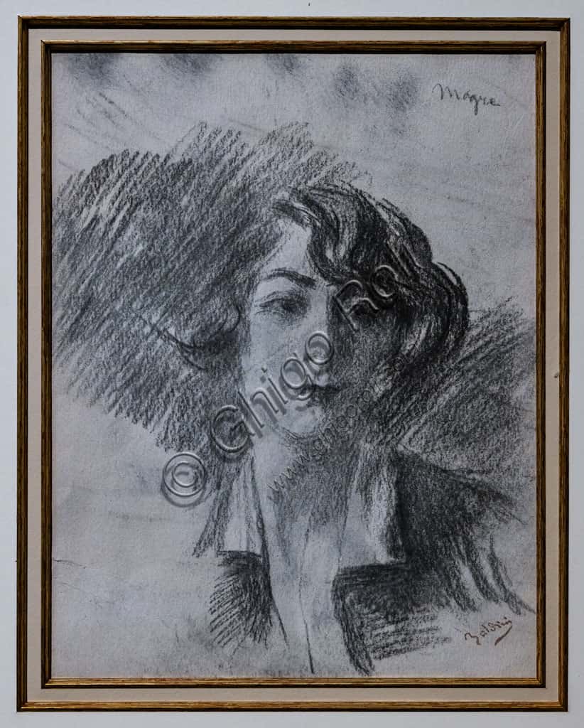Portrait of a Lady by Giovanni Boldini: Analysis of the 1880 Charcoal Drawing