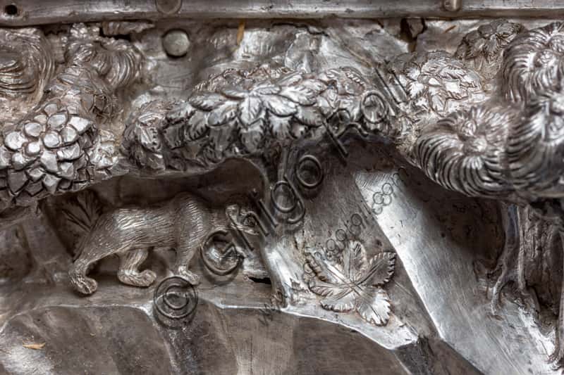 St. John Baptizes the Crowds, Gothic Tile from the Silver Altar