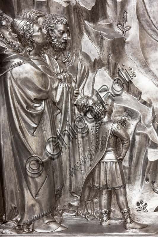 Silver Relief: St John the Baptist Preaching to Men and Young Girls