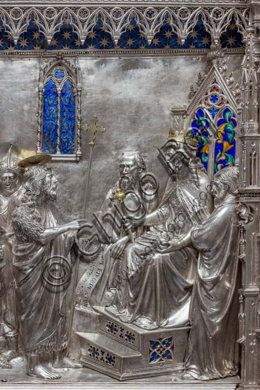 Saint John Preaches Before Herod, Panel of the Silver Altar, Florence