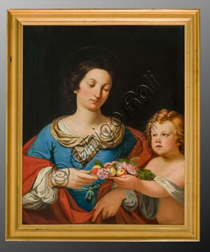 Santa Dorotea, dipinto olio su tela 70x85 cm