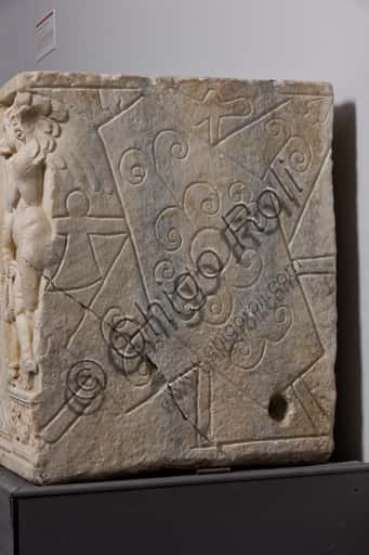 Roman Sarcophagus with Geometric Patterns from the Ligurian Archaeology Museum