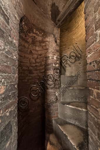 The Spiral Staircase of the Ghirlandina Tower in Modena