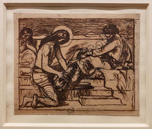 Sketch for Jesus Washing Peter's Feet: Analysis of the 1851 Artwork