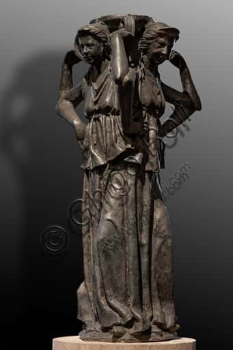 Bronze Sculptures Three Female Figures with Jug by Rubeo (1278)