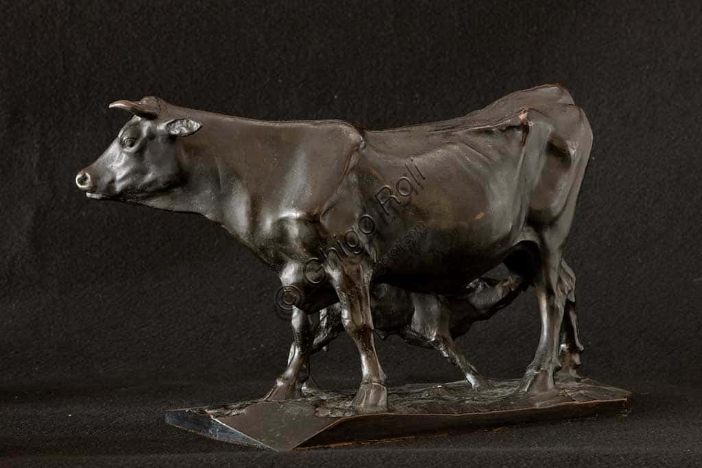 Scultura in Bronzo 'Il Nutrimento' di Ubaldo Magnavacca