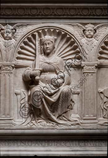 'Of Justice' Sculpture by Giovanni Gagini, 1461 – Genoa Cathedral