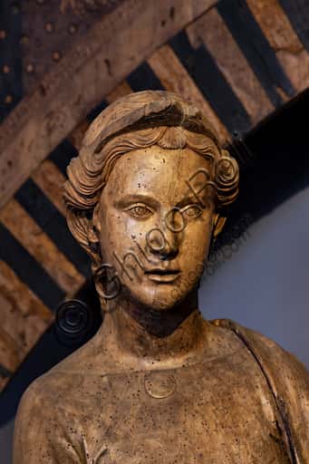 Scultura dell'Arcangelo Gabriele: Annunciazione del Terzo Maestro d'Orvieto
