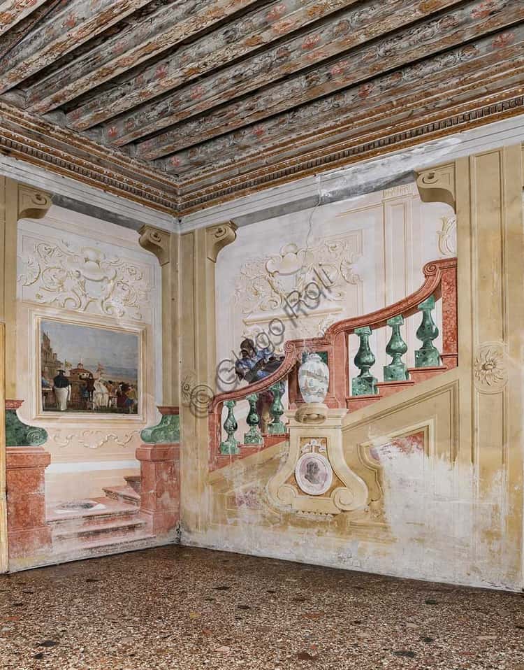 Moor Servant on a False Staircase by Giandomenico Tiepolo
