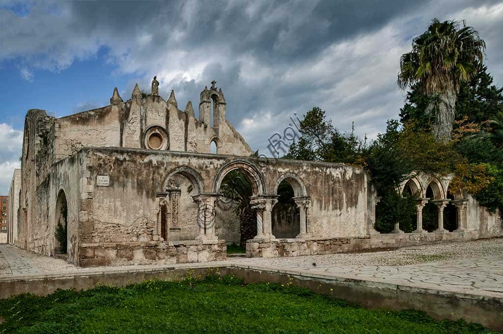 View of the Church of St John at the Catacombs in Syracuse