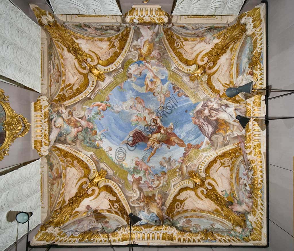 Spring Hall Ceiling Fresco: Venus and Mars in Palazzo Rosso Genoa