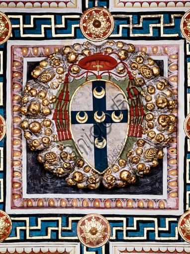 Il Soffitto della Libreria Piccolomini: Stemma del Cardinale Todeschini Piccolomini