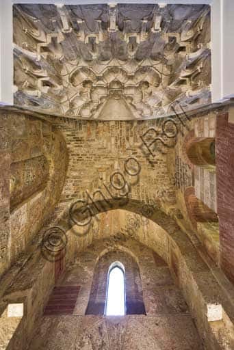 Muqarnas Ceiling in the Pisana Tower of the Palace of the Normans