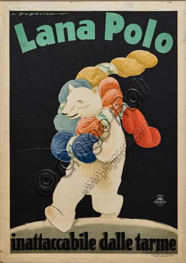 Print of 'Lana Polo (Polo Wool)' Advertising Poster by Marcello Dudovich, 1930