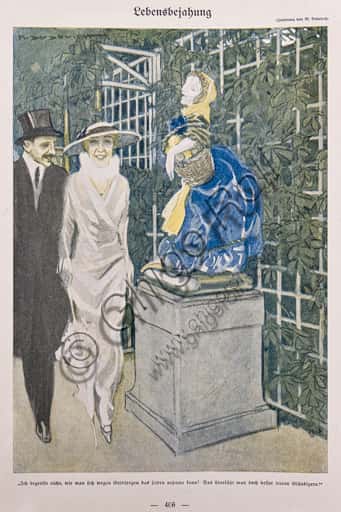 Print 'Simplicissimus, No. 25' by Marcello Dudovich (1913)
