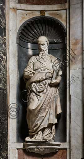 St. Luke Statue by Pietro Francavilla in Genoa Cathedral (1593)
