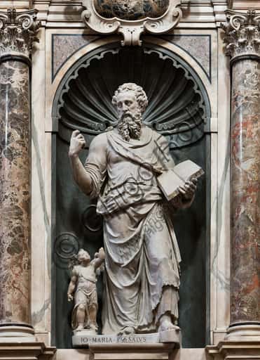 St. Matthew Statue by Giovanni Maria Cattaneo da Passallo (1547-53)