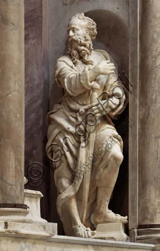 St. Paul Statue in the Cybo Funerary Monument, Genoa Cathedral