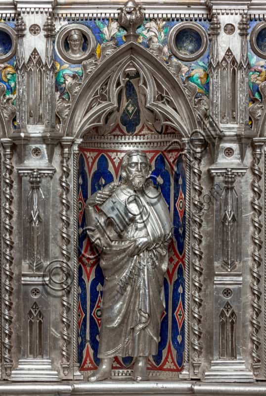 Silver Statuette of a Saint from the Altar of St. John's Treasure, Florence