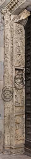 Left Jamb of St. John the Baptist Portal, St. Lawrence Cathedral Genoa