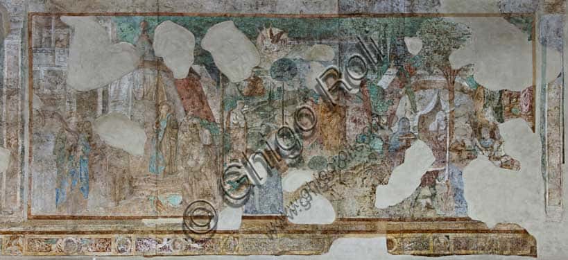 Hagar and Abraham Frescoes by Benozzo Gozzoli, Pisa Cemetery