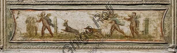 Polychrome Stucco with Drunken Heracles - House of Meleager, Pompeii