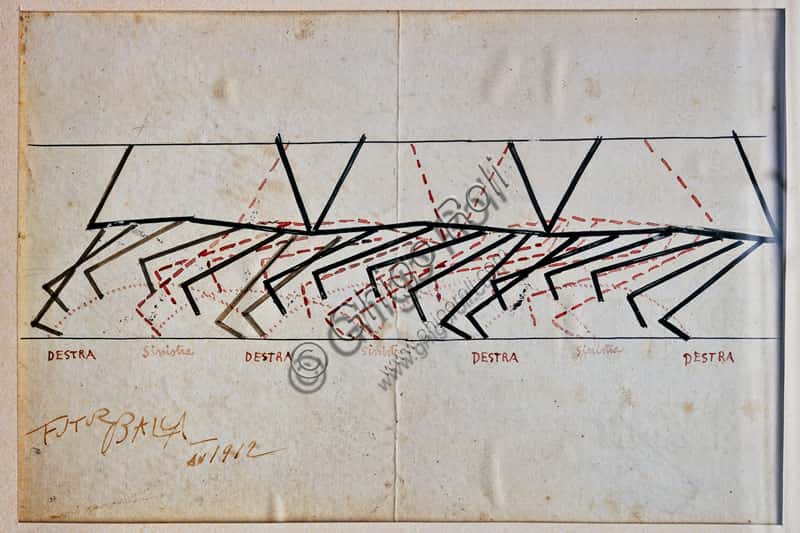 Study for Child Running on the Balcony: Giacomo Balla's Sketch (1912)