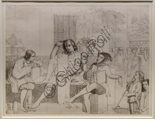 Study for 'The Twelfth Night': Walter Howell Deverell's Preparatory Drawing