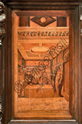 "The Baptist Reproves Herod": Zambelli's Wood Intarsia in Genoa Cathedral