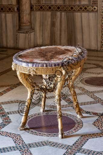 Small Table in the King Roger Room at the Palace of the Normans, Palermo