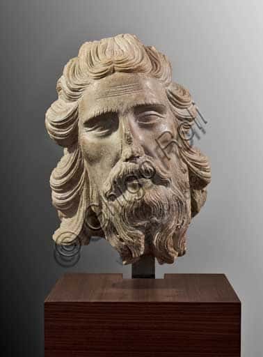 Testa di San Giovanni Battista di Tino di Camaino al Museo dell'Opera del Duomo di Firenze