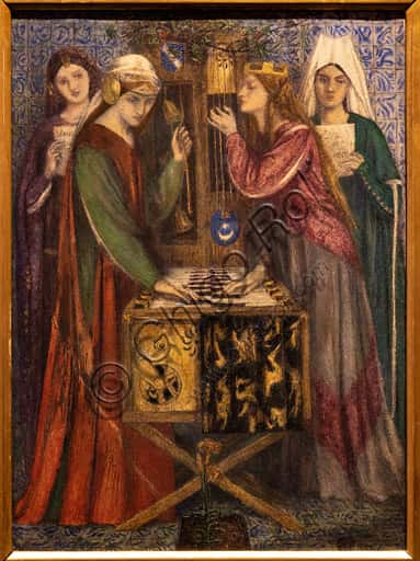 The Blue Closet by Dante Gabriel Rossetti: Watercolour Analysis
