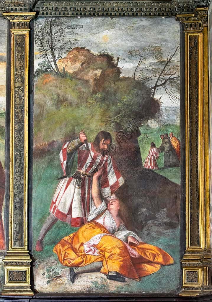 Titian's Fresco 'St. Anthony Heals the Stabbed Woman' in Padua