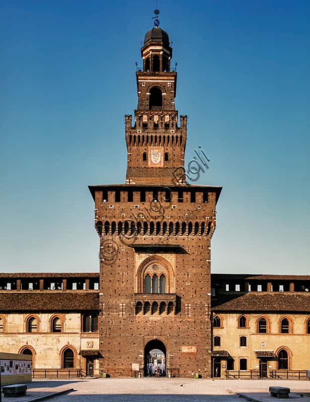 Filarete Tower of Sforza Castle: Renaissance Architecture in Milan