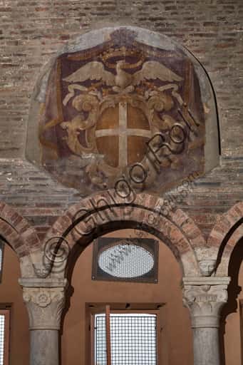 Ghirlandina Tower Modena: Civic Emblem and Este Eagle in the Torresani Hall