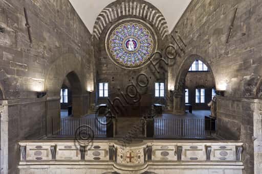 Tribune of Genoa Cathedral: View from the Nave