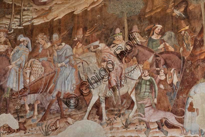 Triumph of Death by Buffalmacco: Detail of Fresco at Pisa Monumental Cemetery