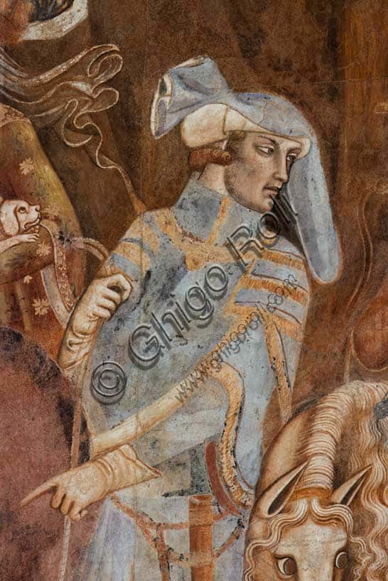 Triumph of Death: Detail of Buffalmacco's Fresco at the Monumental Cemetery of Pisa